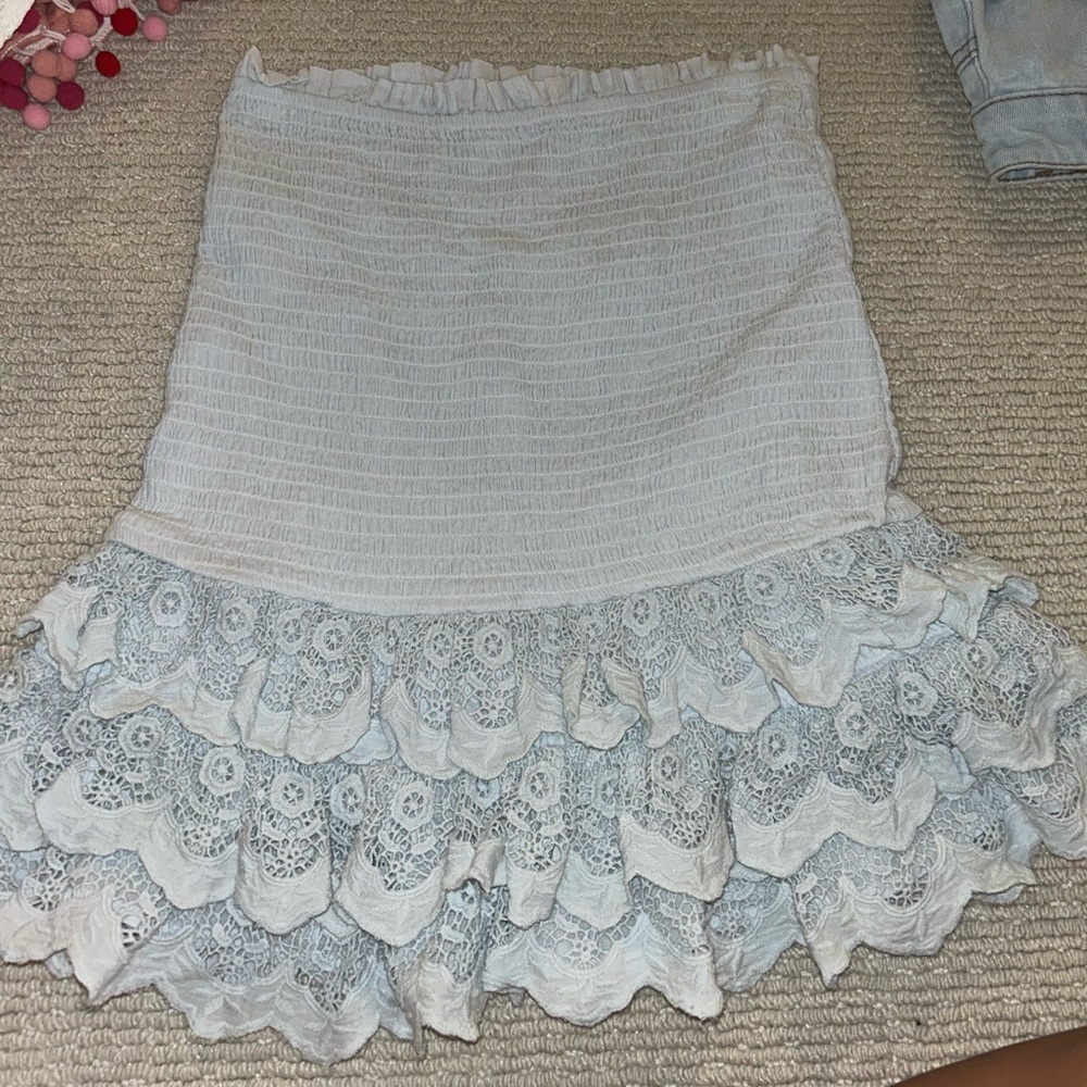 Blue Tularosa skirt